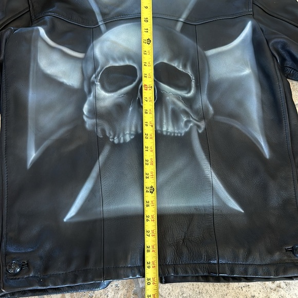 Vintage Leather coat jacket field coat - Picture 7 of 11